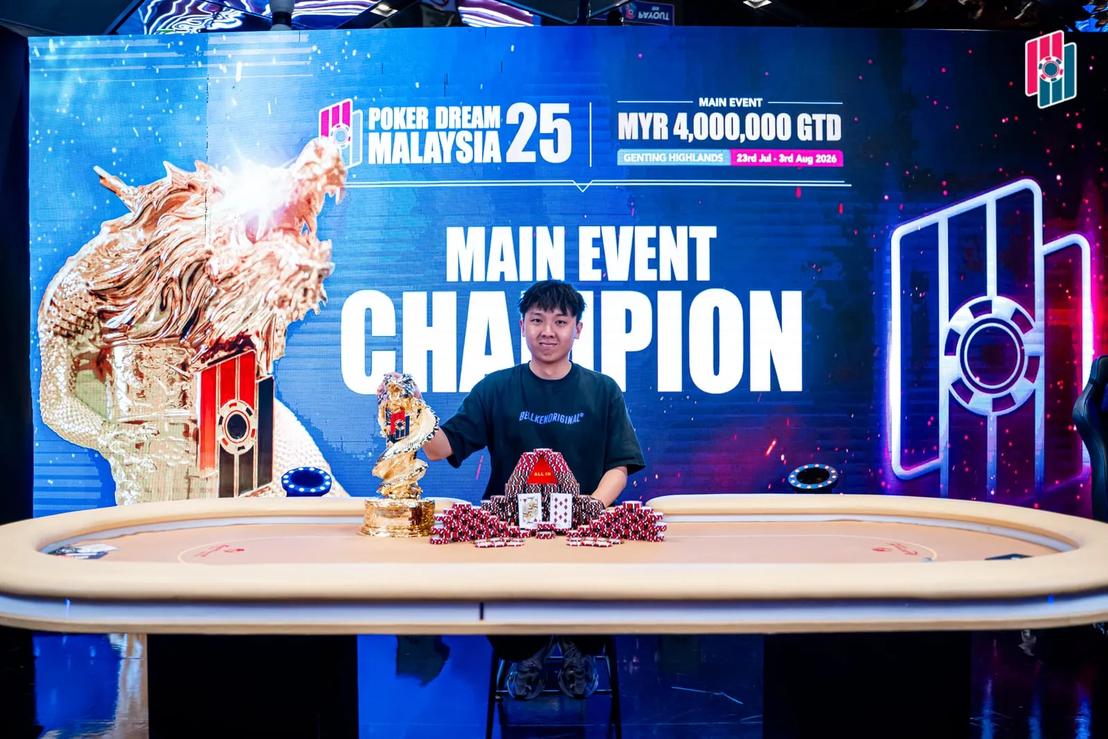 Daniel Lim Hung Chun Wins Poker Dream 25 Malaysia Main Event for MYR 570,000